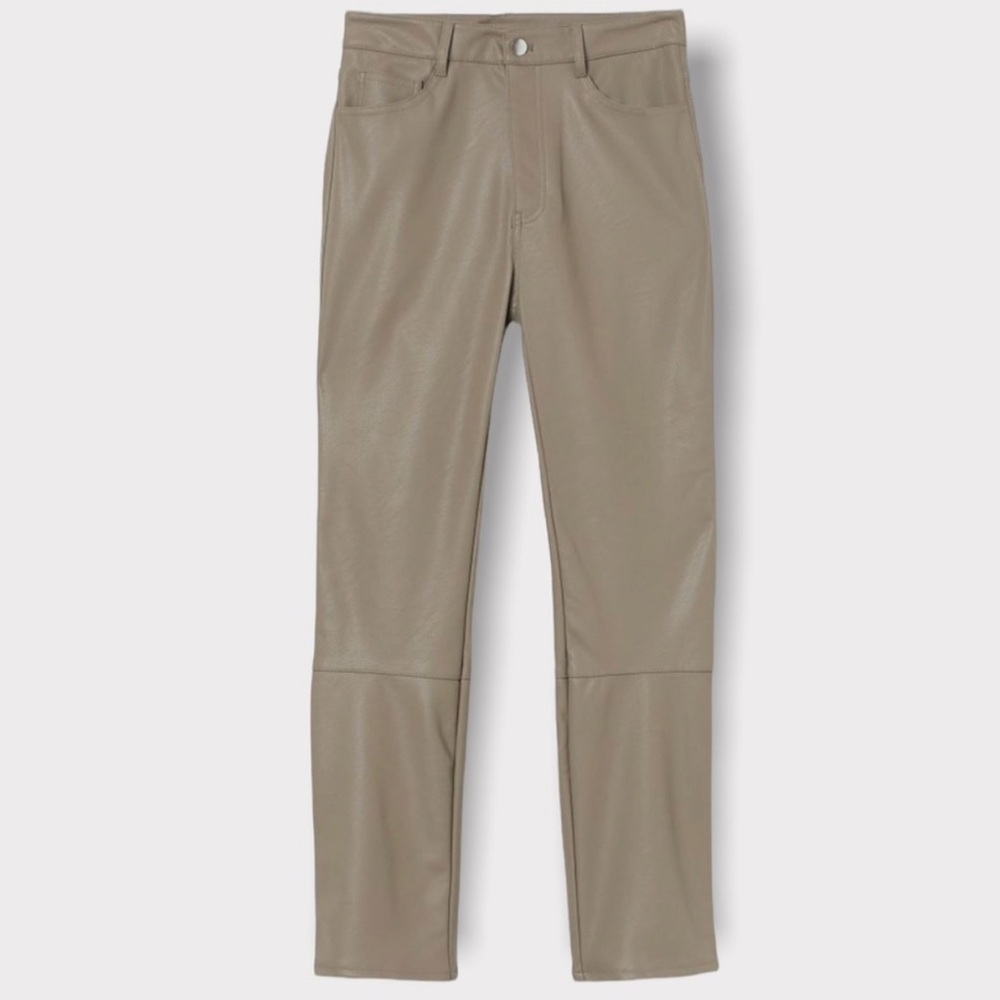 H&M faux leather pants size 6 nwt